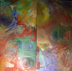 How the deer quietly sneaked into the painting . . .