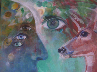 in the eye of the beholder . . . painting in process