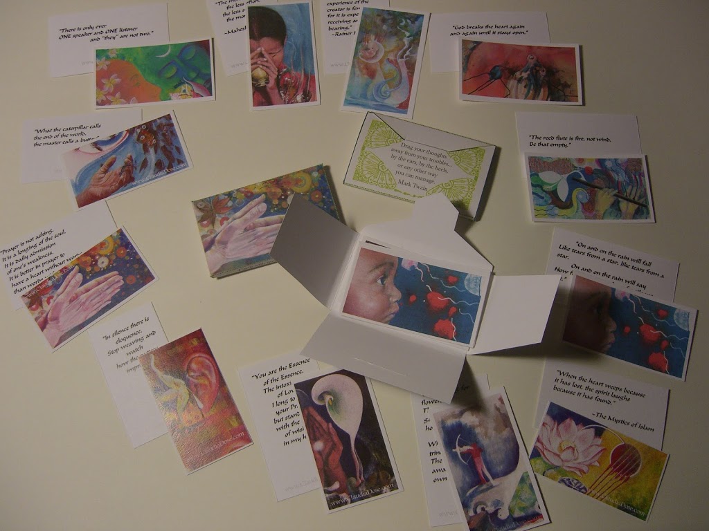 Cards with Quotes and my paintings Cards with Quotes and my paintings