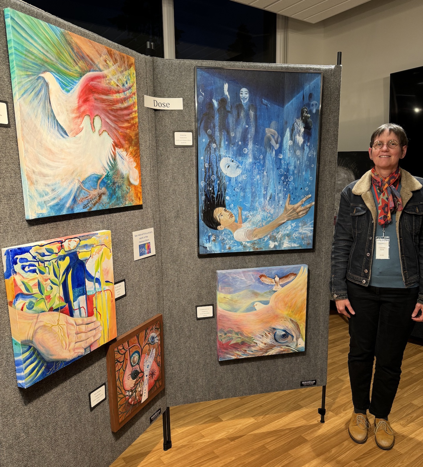 Exhibiting my art in Oregon