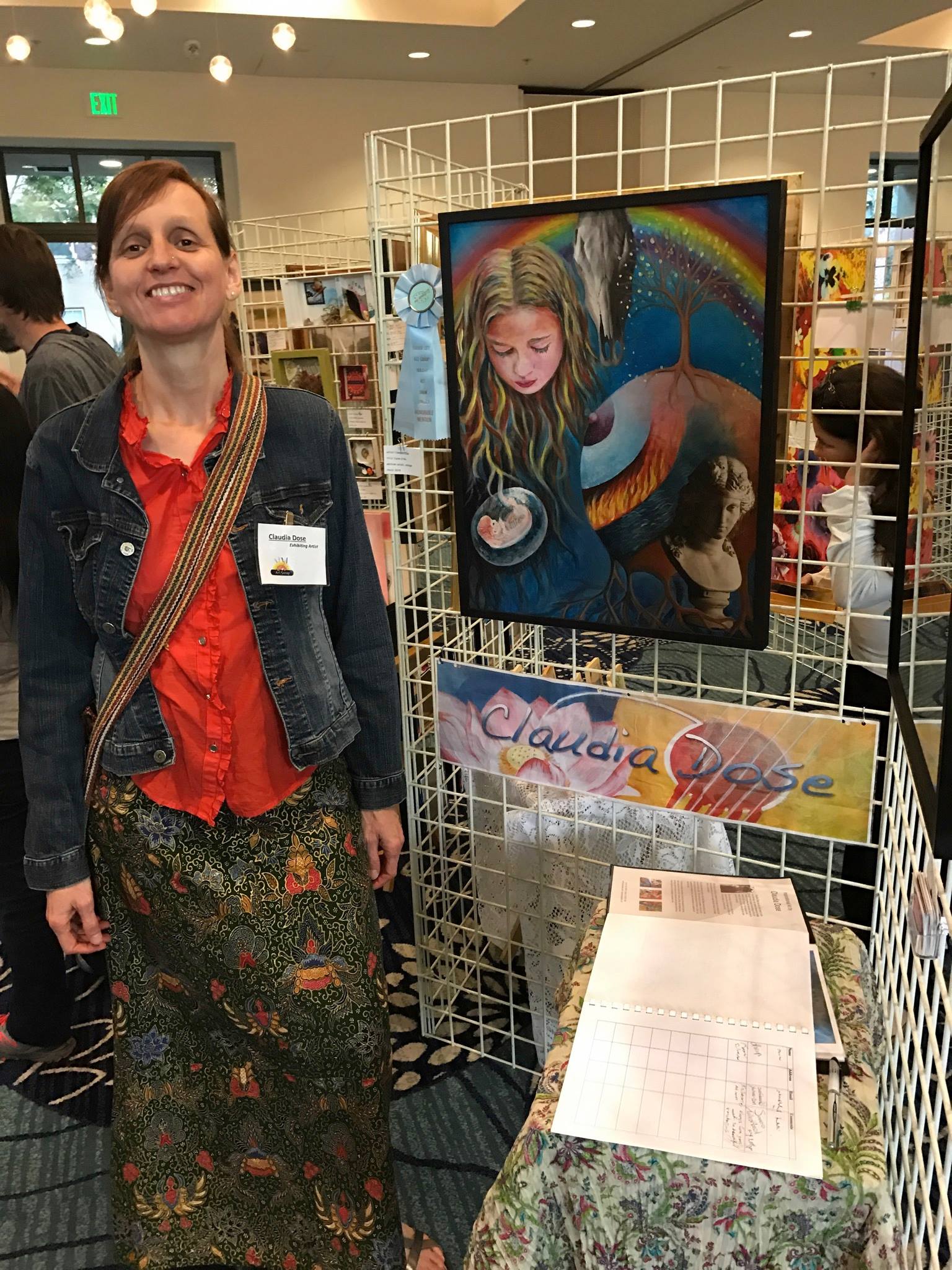 Thank you for coming to the art show (photos)