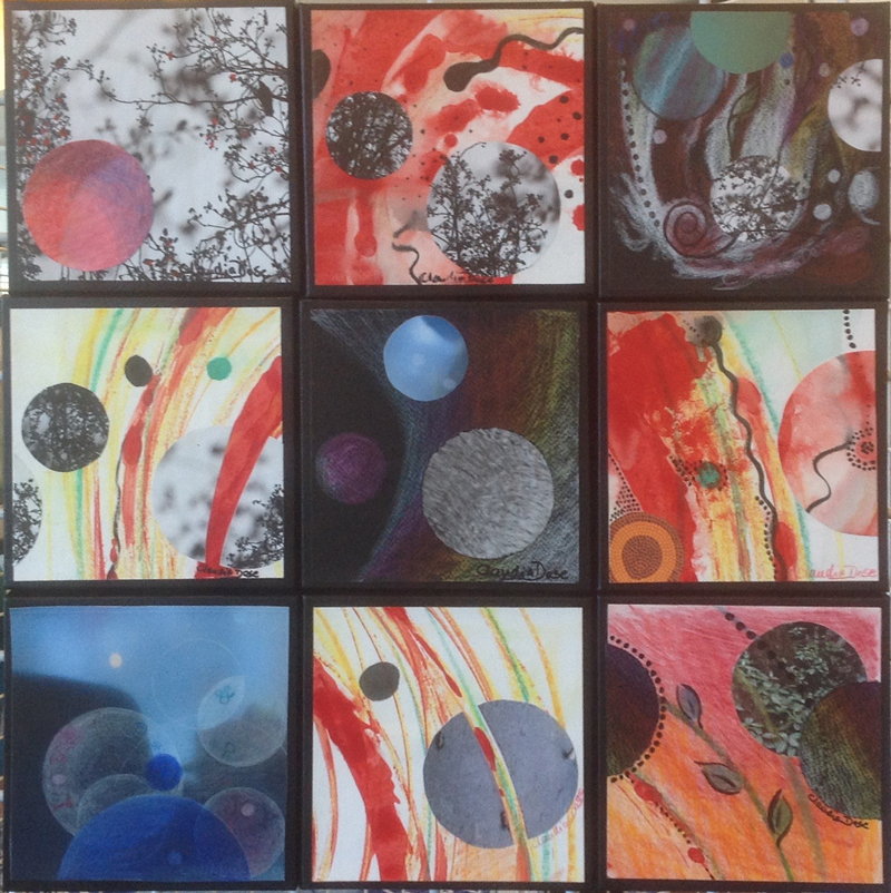 “Fragments”, small paintings