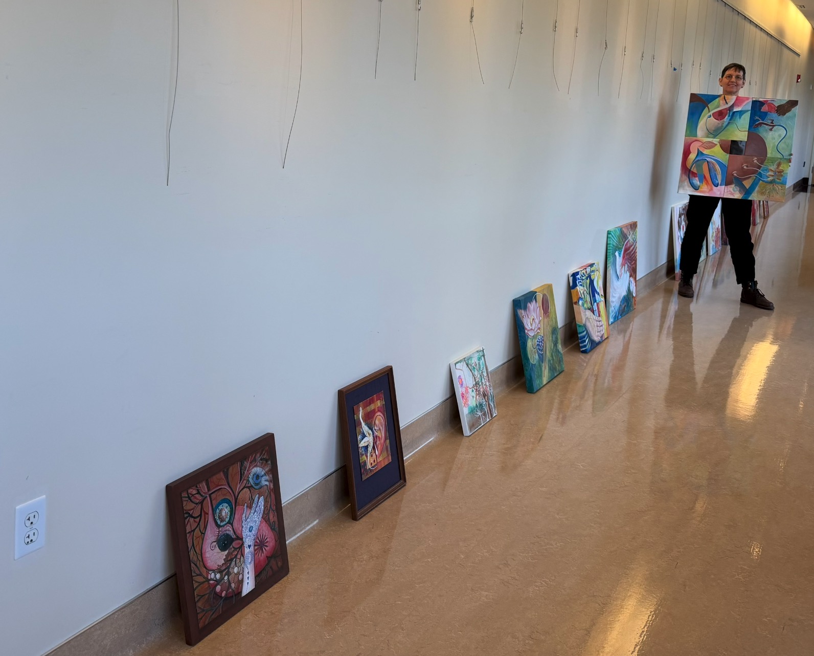 Fourteen Paintings Installed at Willamette Falls Hospital