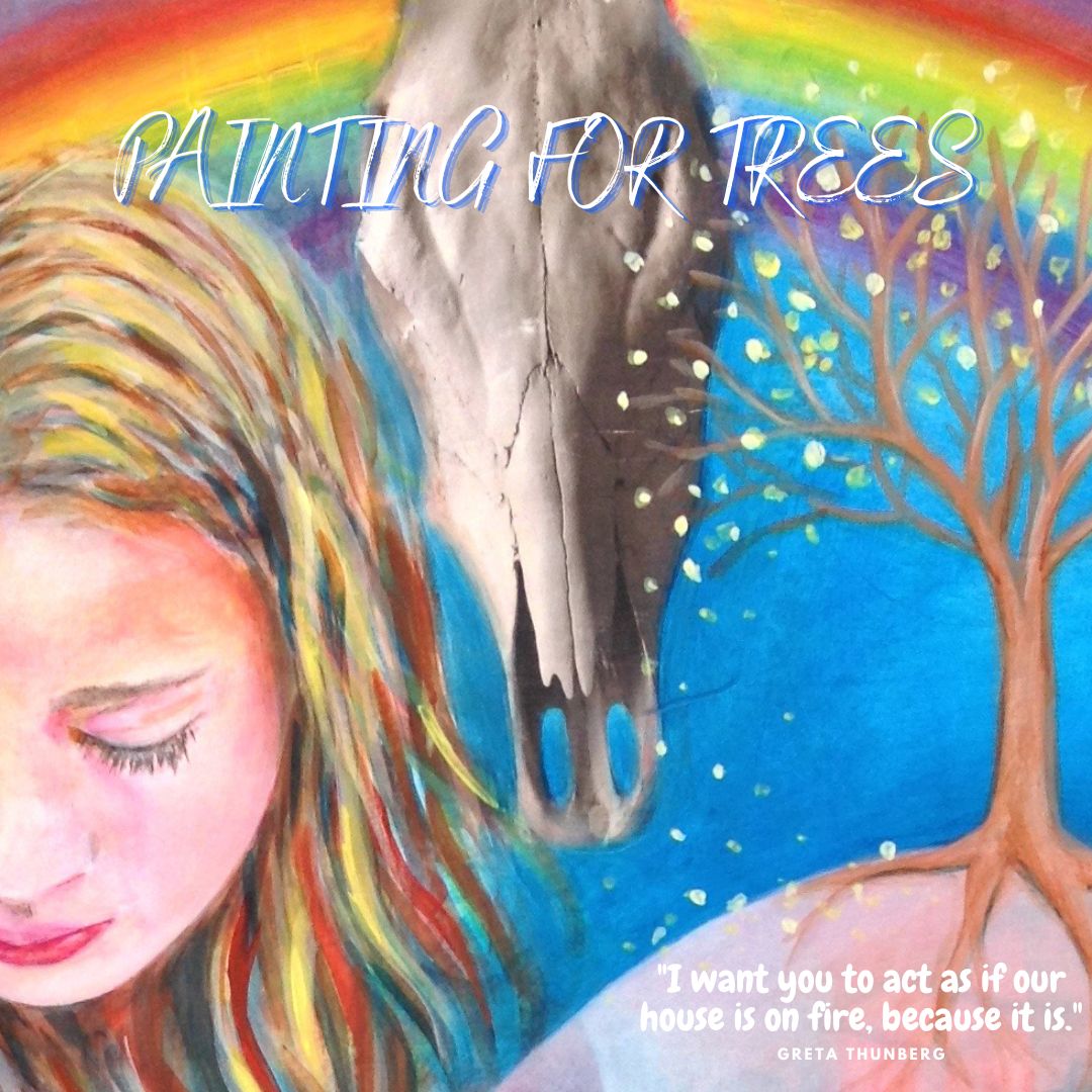 Painting for Trees again…  A Valentine ❤️ for trees