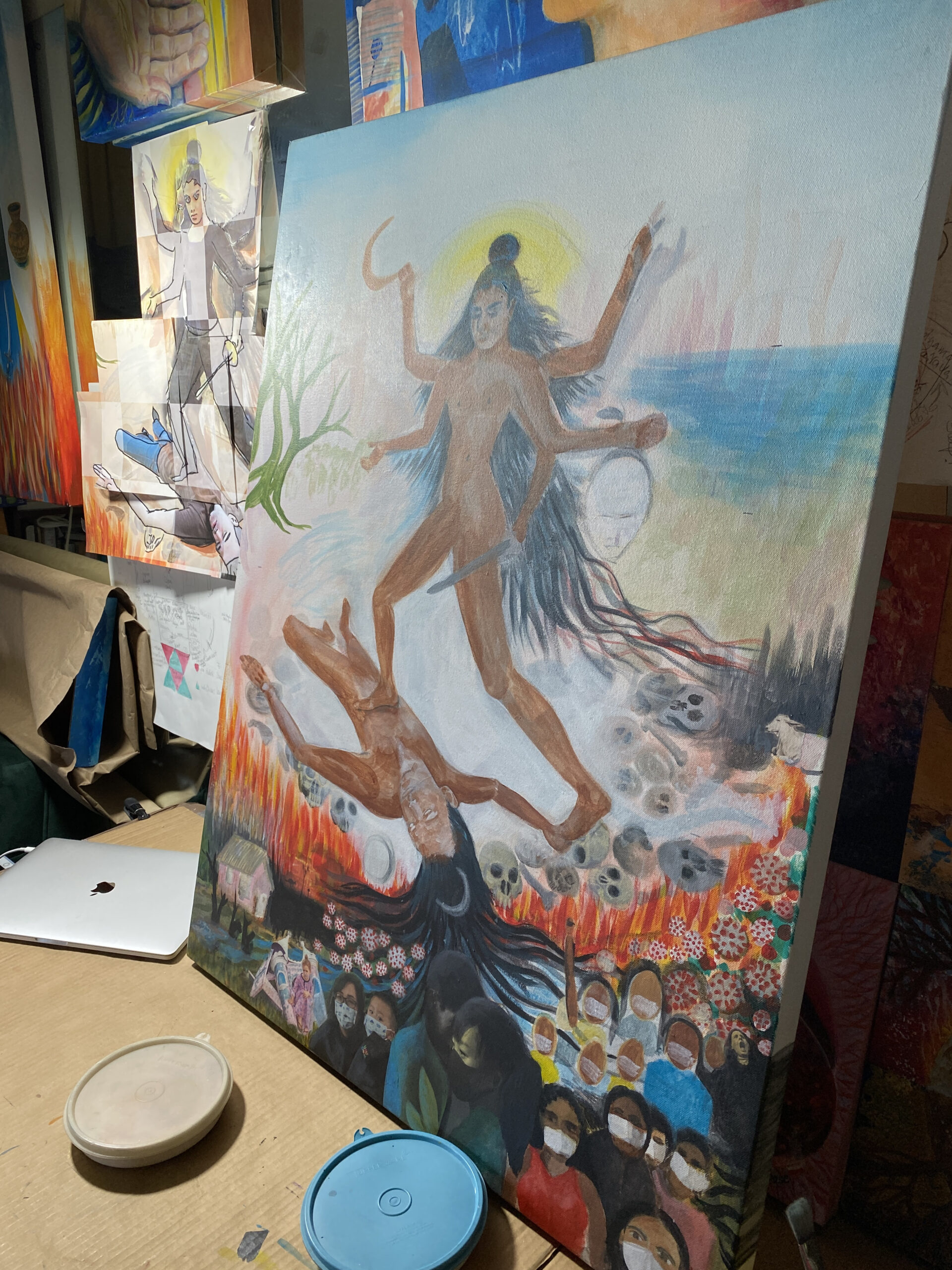 Peek at My Kali Paintings 🫣