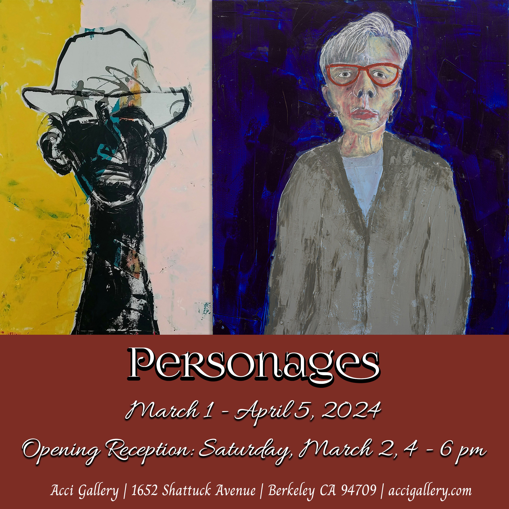Showing my art at ACCI Gallery Berkeley, CA