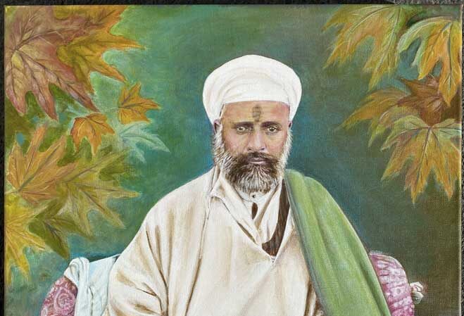 Portrait of Swami Mahatabkak – saint of Kashmir
